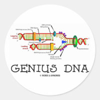 Genius DNA (DNA Replication Humor)