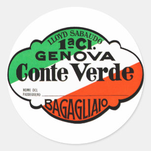 Adesivo GenovaConteVerde
