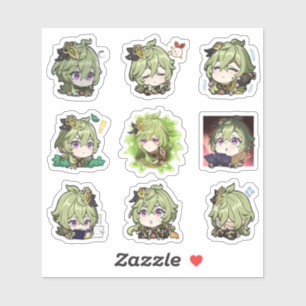 Adesivo Genshin Impact Collei Stickers