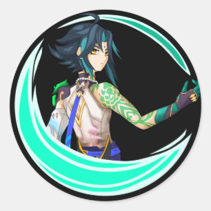 Adesivo Genshin Impact Xiao