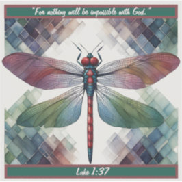 Adesivo Geo Dragonfly Personalizável