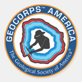 Adesivo GeoCorps America Round Sticker