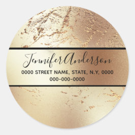 Adesivo Geode textura de mármore metálico com aspecto de s