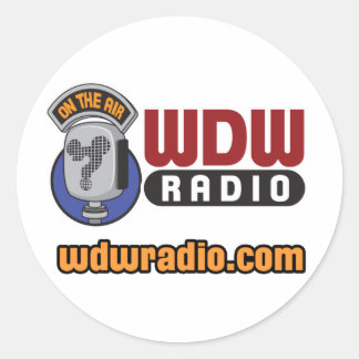 Adesivo Geograma do rádio WDW