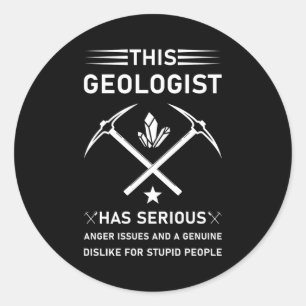 Adesivo Geologia Ciência da Terra Camisa engraçada de Geól