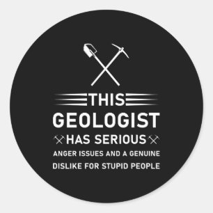 Adesivo Geologia Ciência da Terra Camisa engraçada de geól