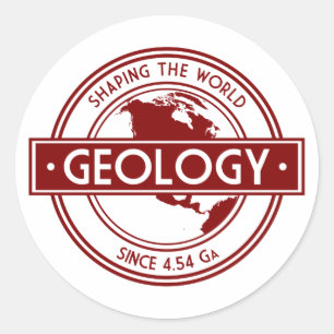 Adesivo Geologia - Formar o Logotipo Mundial (América do N