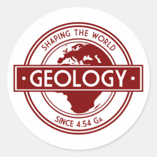 Adesivo Geologia - Moldar o Logotipo Mundial (Europa)