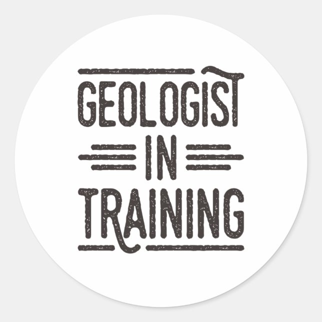 Adesivo Geologist in Training Future Geologist (Frente)
