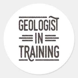 Adesivo Geólogo em Treinamento Futuro Geólogo