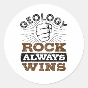 Adesivo Geology Rock Always Win