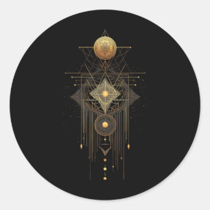 Adesivo Geometria Sagrada Metatron Arte Deco Abstrato Espi