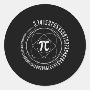 Adesivo Geometria Sagrada Pi Math Science Stem 3,14 Pi Day