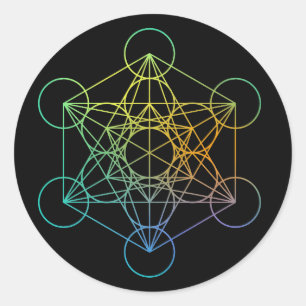 Adesivo Geometria sagrado do cubo de Metatron