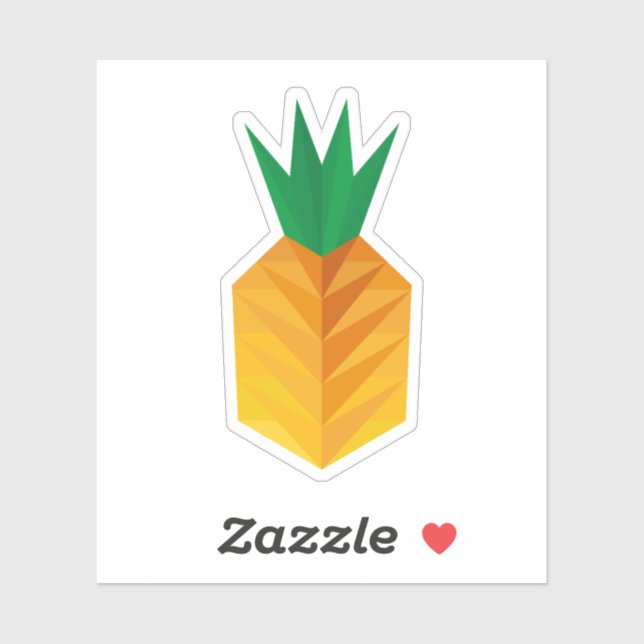 Adesivo Geometric Pineapple (Folha)