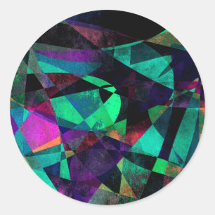 Adesivo Geométrica, Colorida, Abstrato