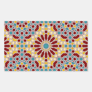 Adesivo geométrico do padrão islâmico