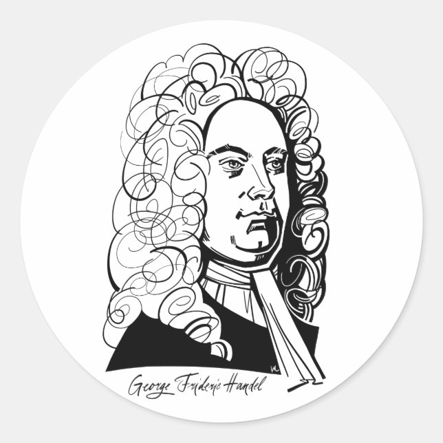 Adesivo George Frideric Handel (Frente)