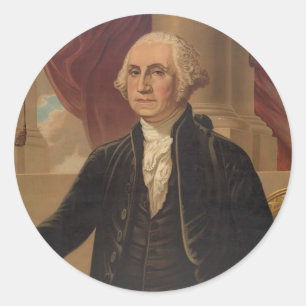 Adesivo George Washington Portrait