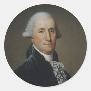 Adesivo George Washington Portrait Painting