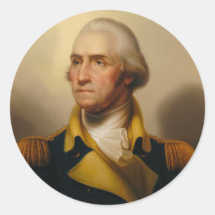 Adesivo George Washington, primeiro presidente dos E.U.