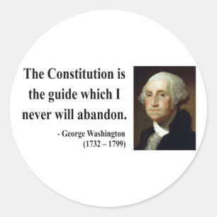 Adesivo George Washington Quote 4b