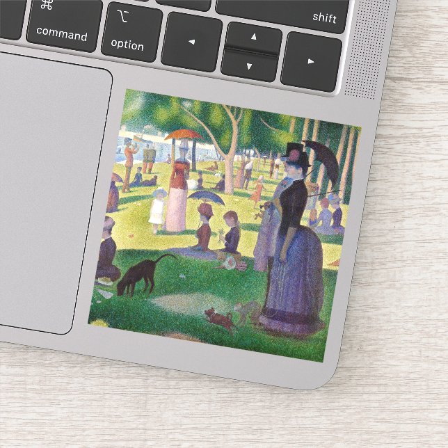 Adesivo Georges Seurat - Domingo em La Grande Jatte (Detalhe)