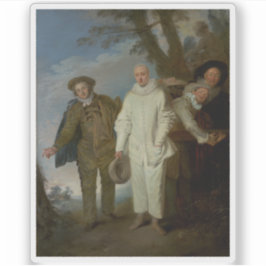 Adesivo Georges Seurat - Os Comediantes Italianos