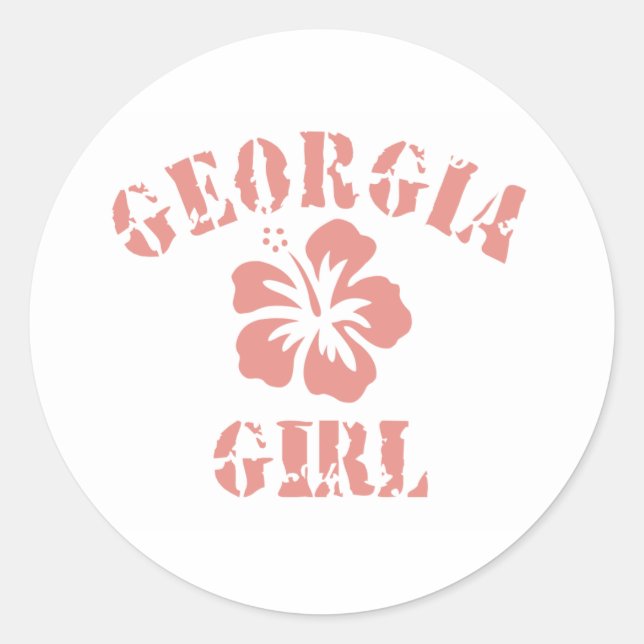 Adesivo Georgia Pink Girl (Frente)
