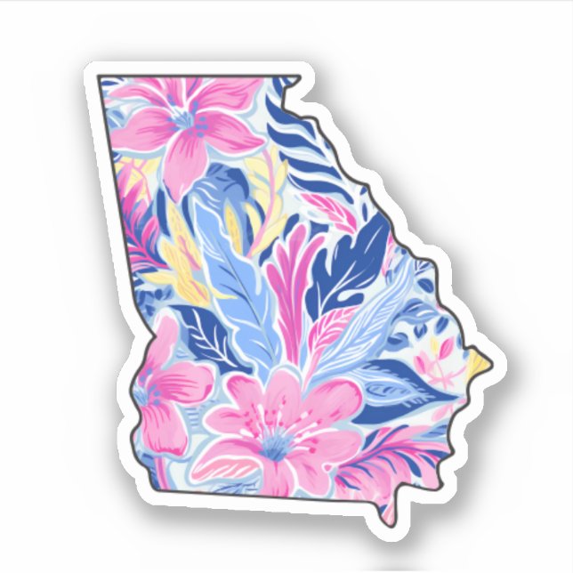 Adesivo Georgia - Summer Sticker - Lilly Inspirado (Frente)