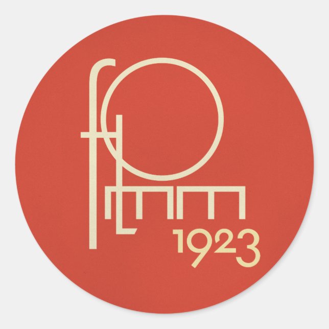 Adesivo Geótipo FLomm 1923 (Frente)