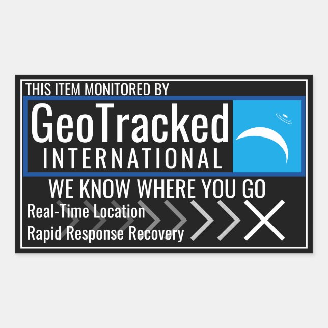 Adesivo GeoTracking (Frente)