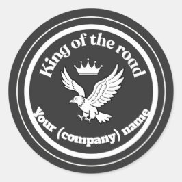 Adesivo Gepersonaliseerde King of the Road Chauffeur Badge