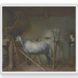 Adesivo Gerard ter Borch - Equinos Estáveis