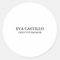 Gerente branco simples e elegante moderno e elegan