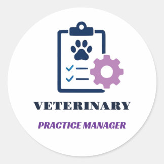 Adesivo 🩺 Gerente de Clínica Veterinária Equipe 🩺