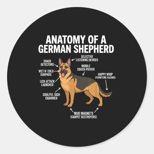 Adesivo German Shepherd  (Frente)