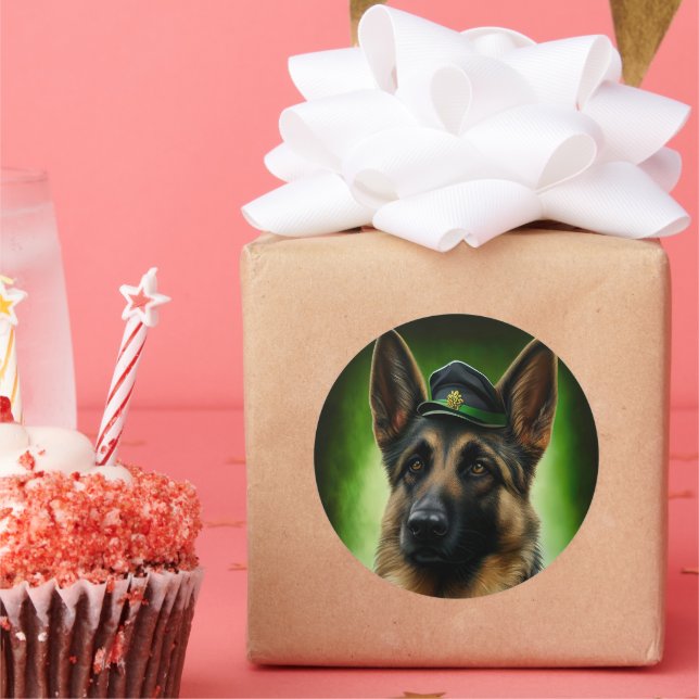 Adesivo German shepherd Cachorro na Rua. (Festa)