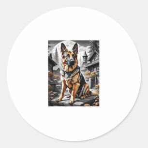 Adesivo German shepherd Cão-Cão Portraente Cachorro-Cachor