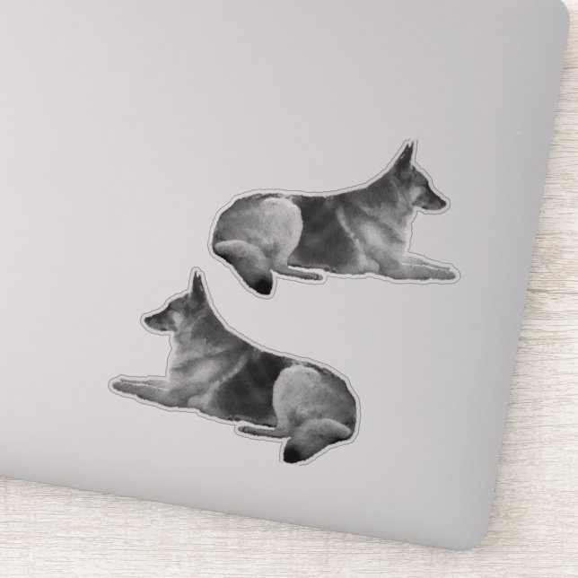 Adesivo German shepherd maravilhoso (Detalhe)