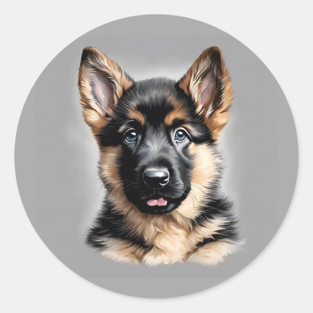 Adesivo German shepherd Puppy (Frente)