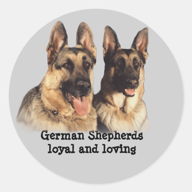 Adesivo German shepherd Stcker (Frente)