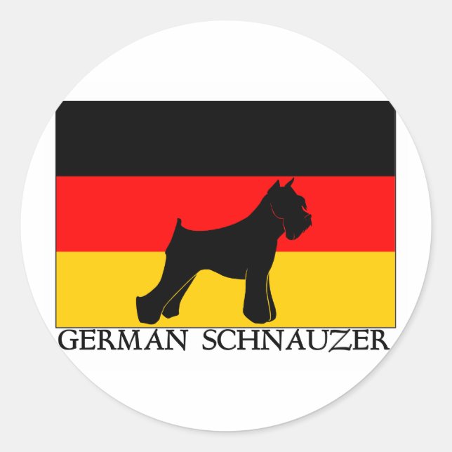 Adesivo GermansSchnauzer (Frente)