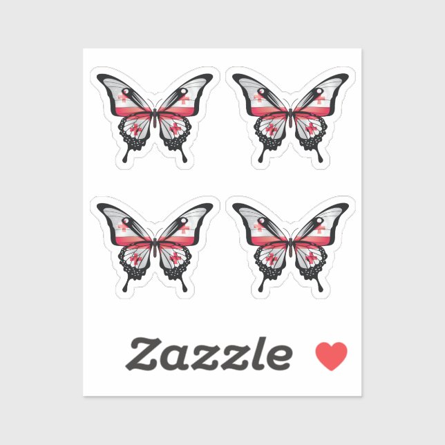 Adesivo Gerogia Swallowtail Butterfly Sticker (Folha)