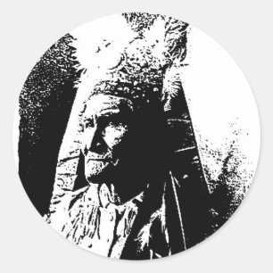 Adesivo Gerônimo preto e branco