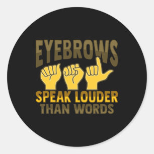 Adesivo Gesto manual Audição surda Perda de Consciência 5