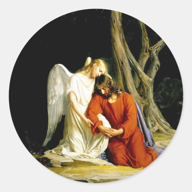 Adesivo Gethsemane Carl Bloch (Frente)