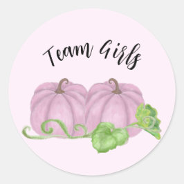 Adesivo Gexo-gêmeo-abóbora-rosa revela Team Girls