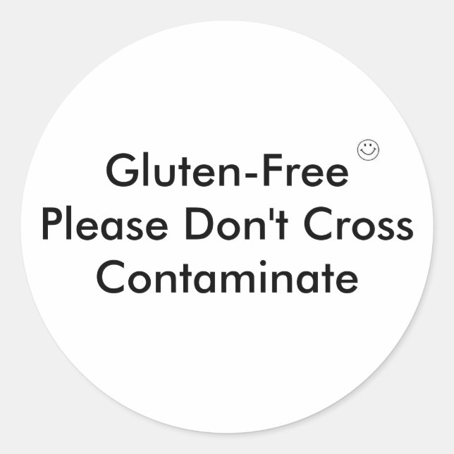 Adesivo GF de contaminação cruzada (Frente)