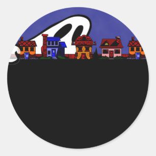 Adesivo Ghost Avenue Halloween